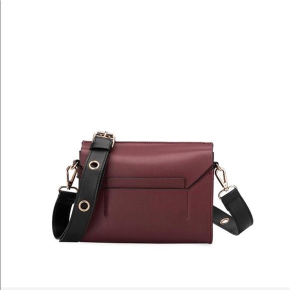🆕Melie Bianco Burgundy Sylvana Crossbody Bag - Picture 2 of 6